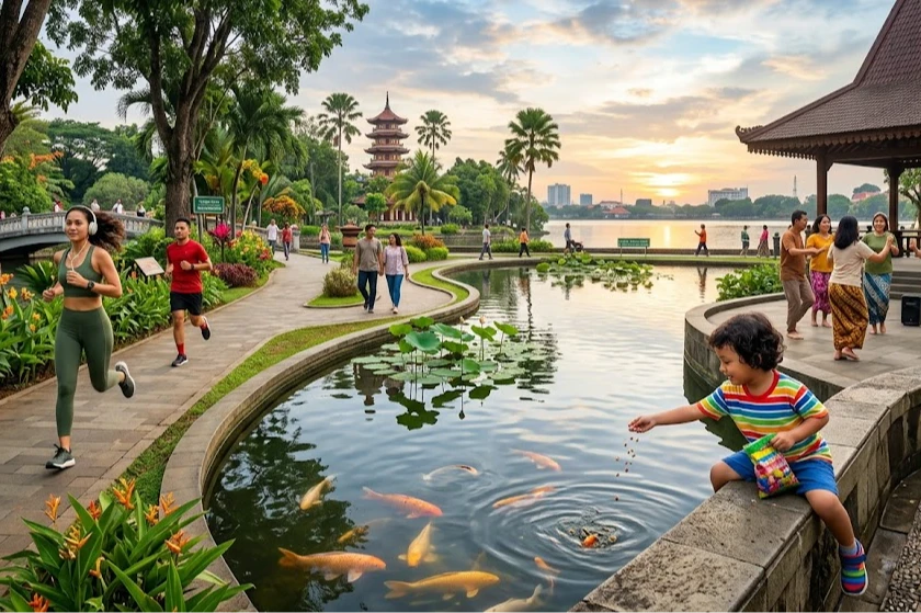 Cepat Lihat, Taman Ini Ramai Sekali!