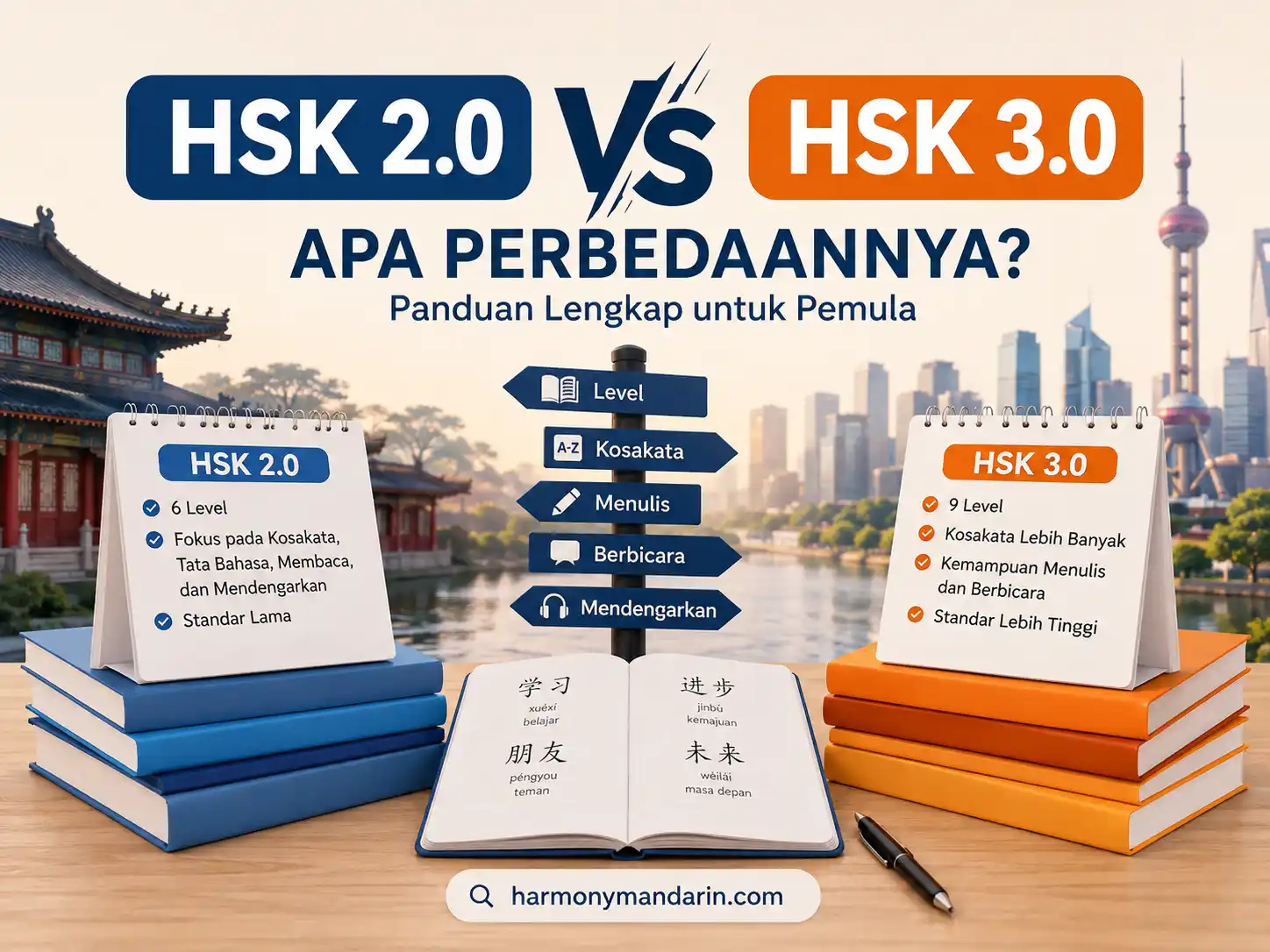 Perbedaan HSK 2.0 vs HSK 3.0