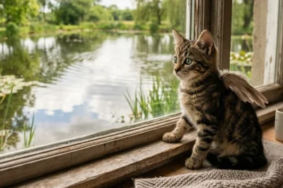 Kucing Kecil Berkata, Saya Suka Makan Ikan