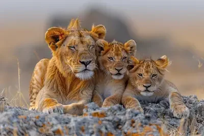 Singa dan Rusa